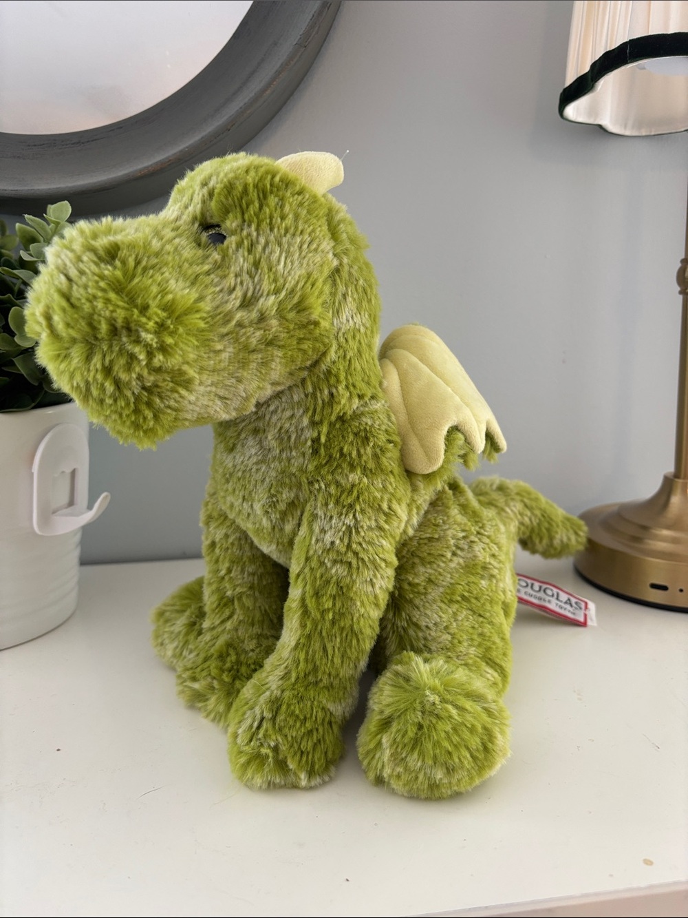 Lucien Green Plush Dragon Stuffed Animal by Douglas toys- Soft Collectible Toy